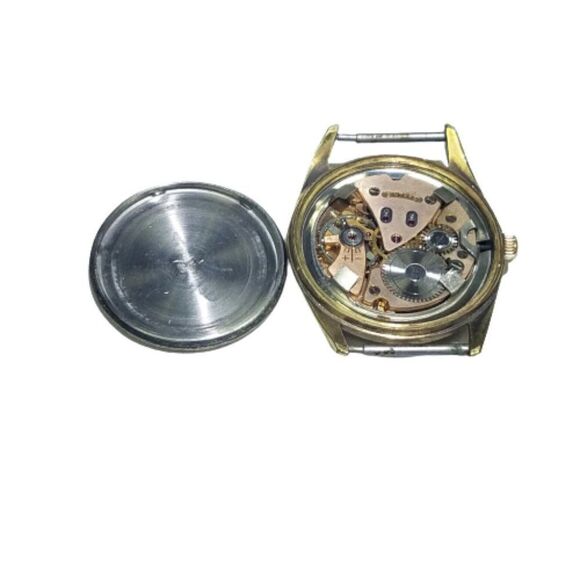 Vintage Gintars 21 Jewels Gold Filled Swiss Watch Metin Yildiz For Parts Repair - Picture 12 of 12